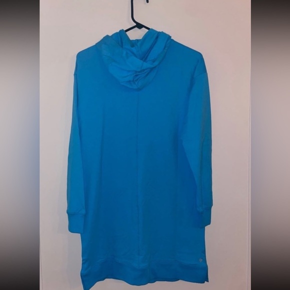 The Drop Women's Iona Long-Sleeve Hooded Mini Sweatshirt Dress NWT Size XS - Picture 11 of 11